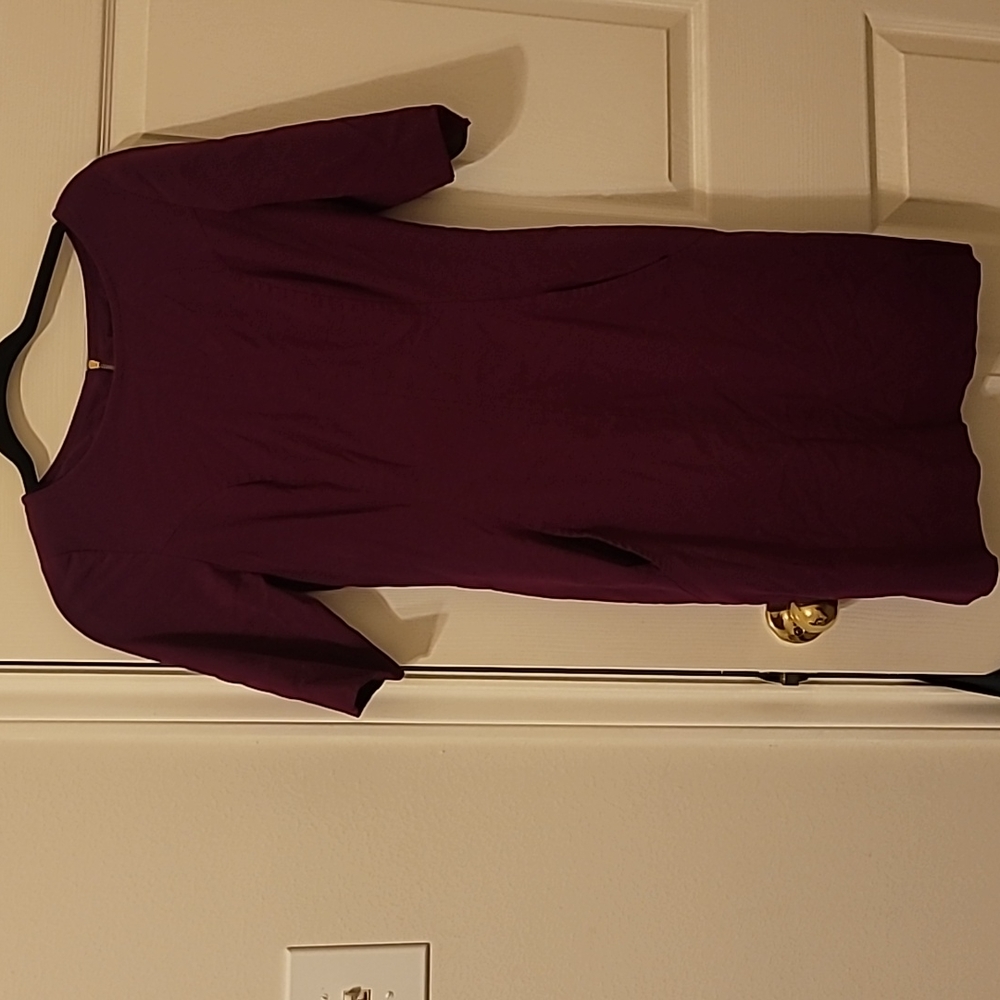 Tahari purple dress
